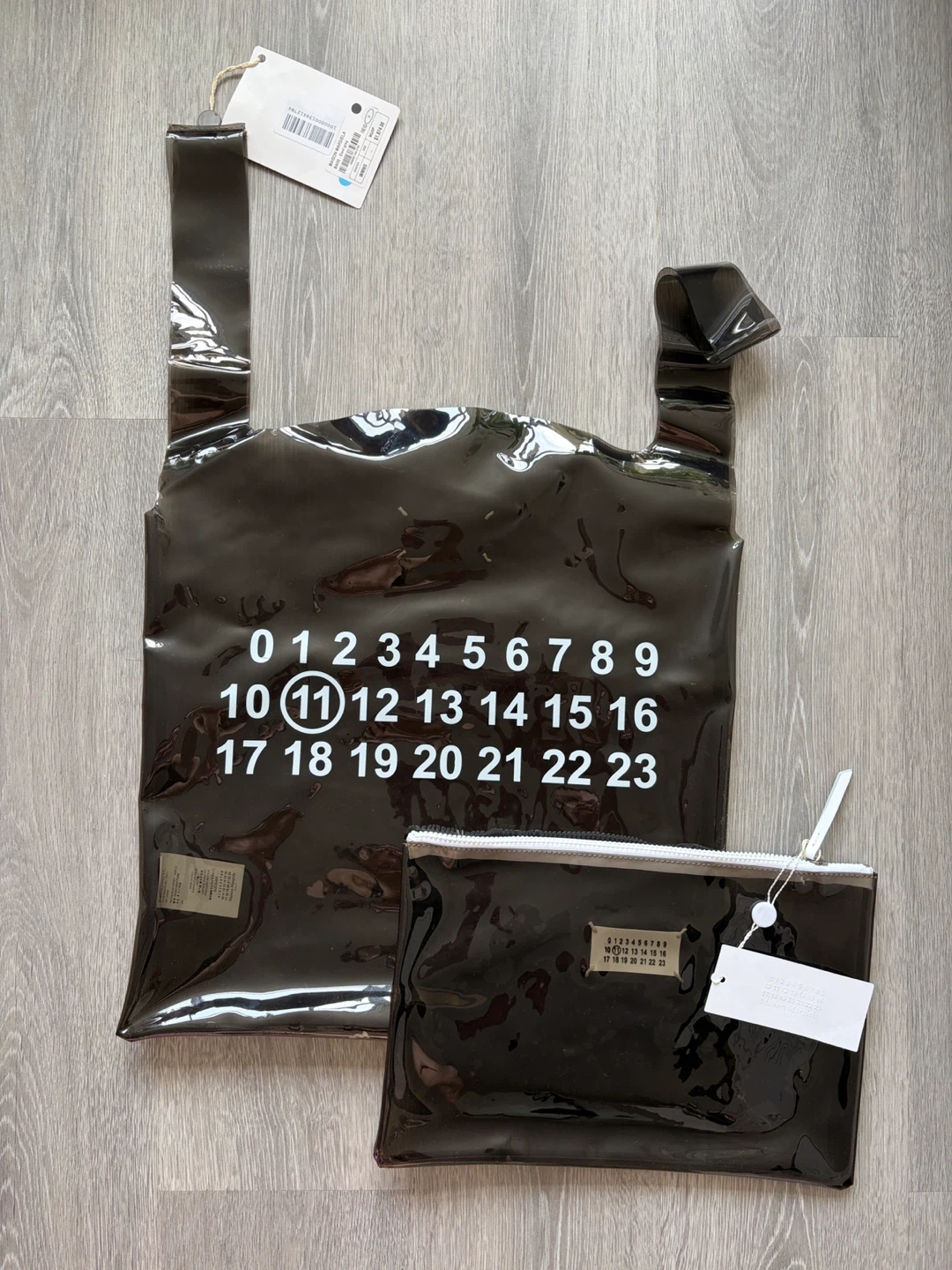 *FINAL PRICE* Maison Margiela Number Print Transparent Tote Bag - photo 5
