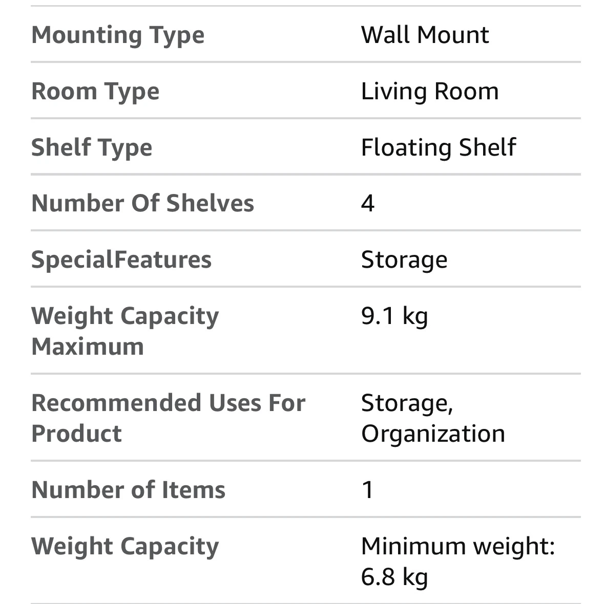 HOOBRO 4-Tier Floating Shelves - photo 5