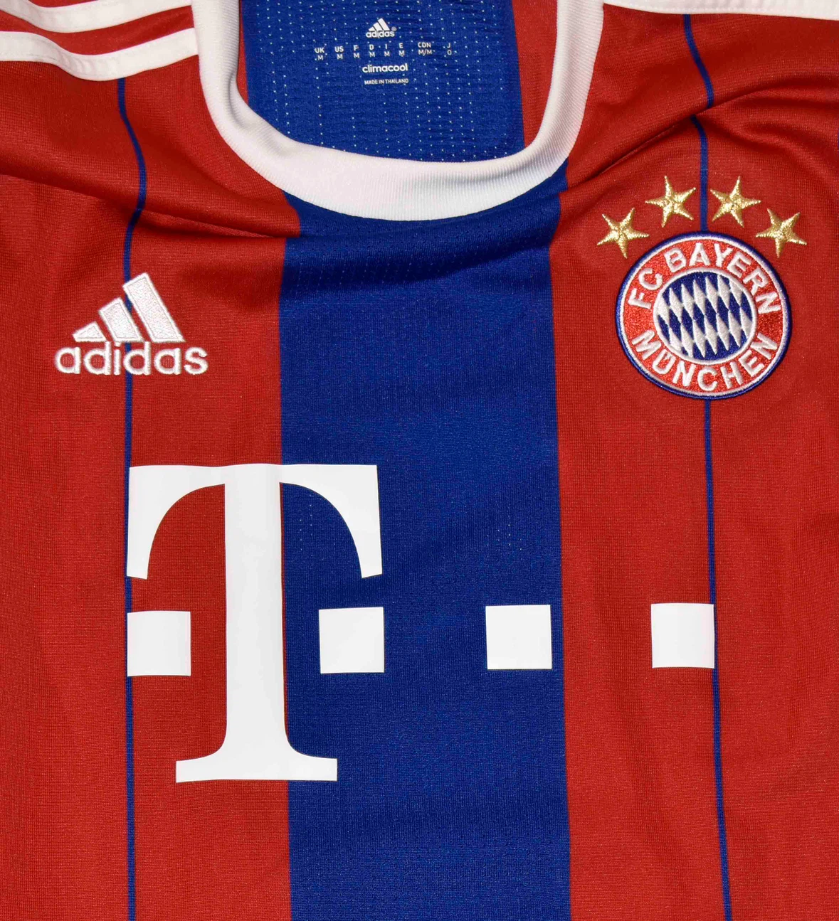 BAYERN MUNICH 2014 2015 HOME FOOTBALL SHIRT SOCCER JERSEY ADIDAS - photo 2