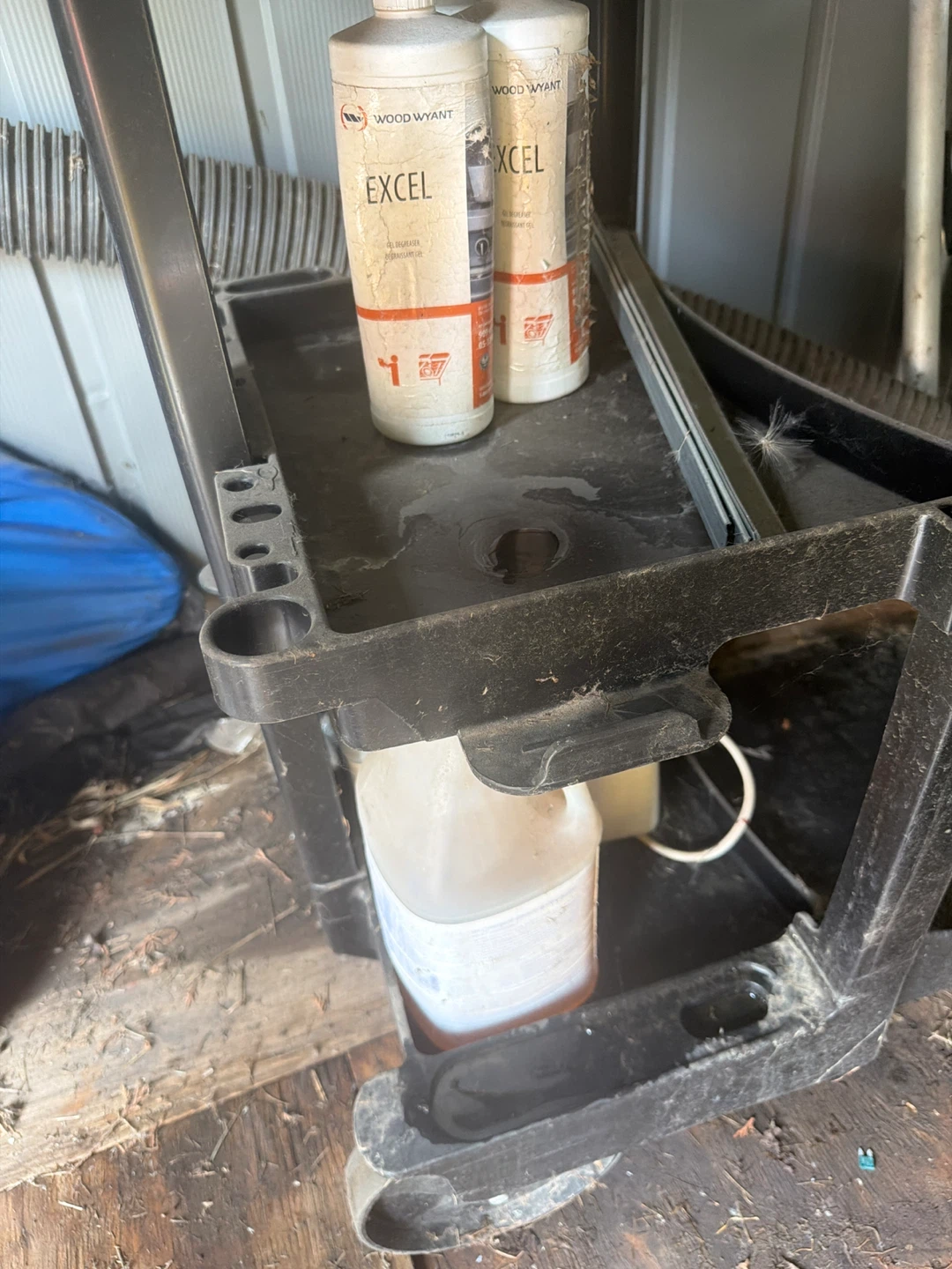 Black Utility Cart with Wheels - photo 2