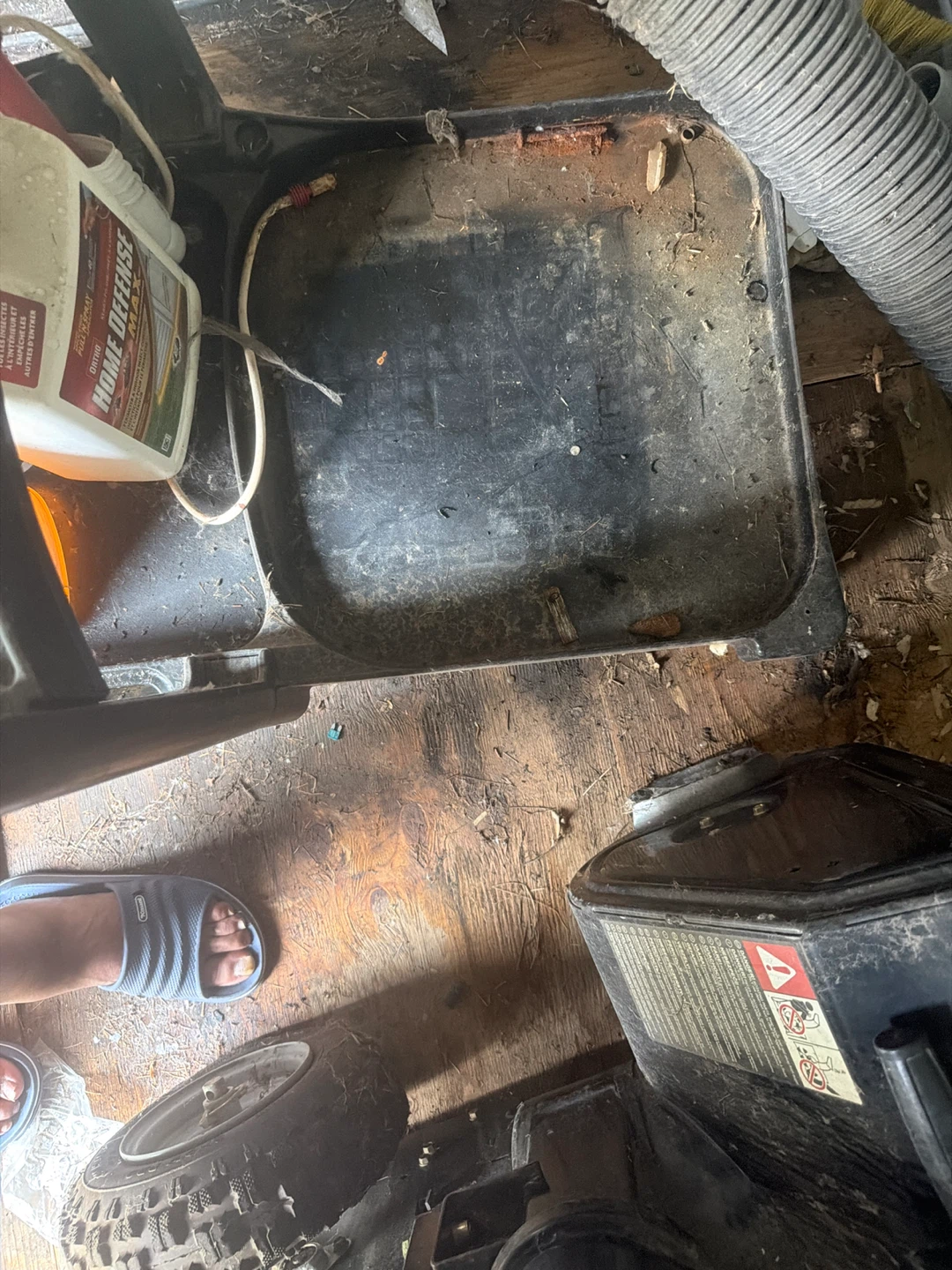 Black Utility Cart with Wheels - photo 3
