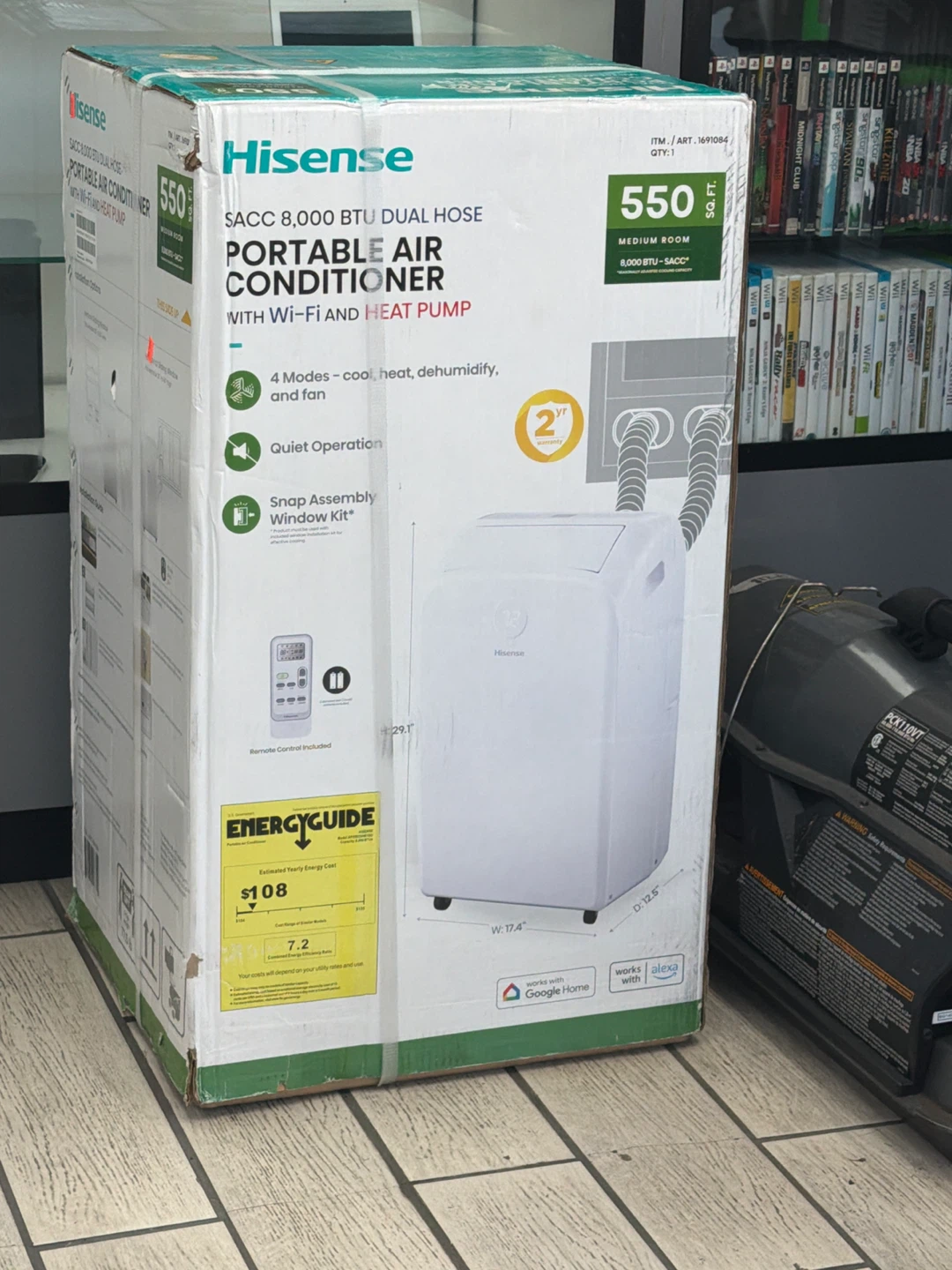 Hisense 8,000 BTU