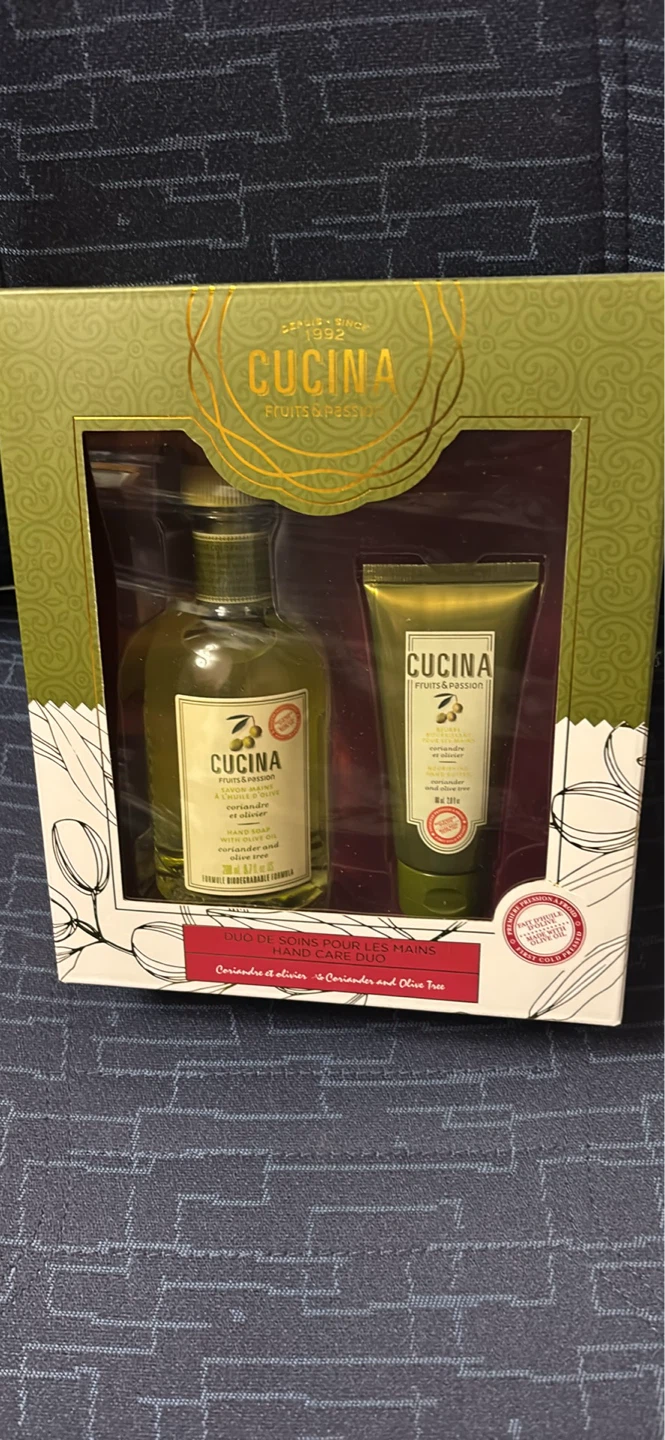 Cucina Coriander & Olive Tree Hand Care Duo