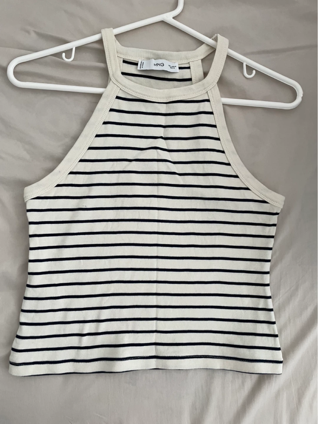 MNG Striped Halter Top - Size M