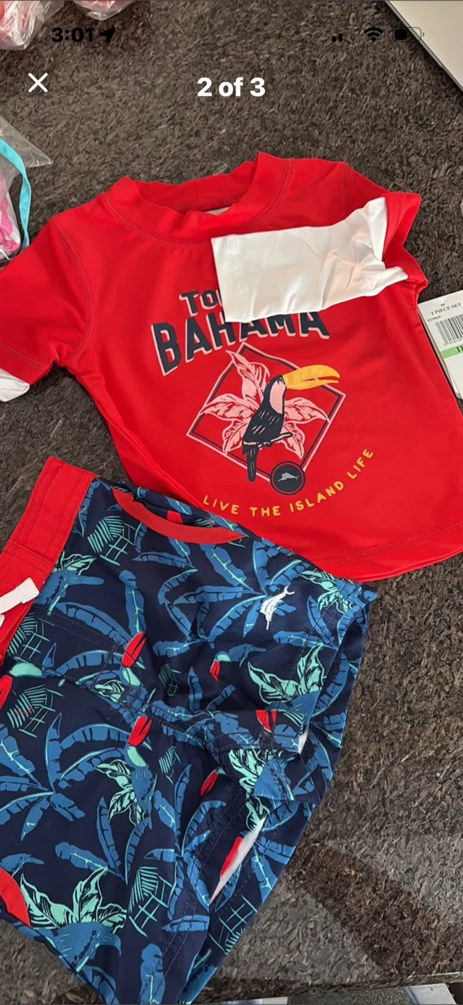 NEW Boy’s Tommy Bahama Rashguard Sets - photo 2