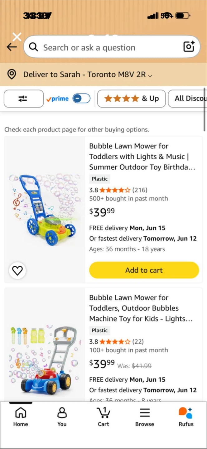 NEW Kids Bubble Lawnmower - photo 2