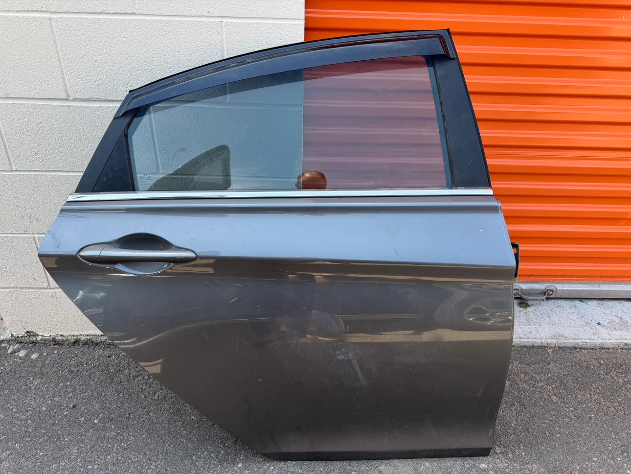Hyundai Sonata 2011–2015 Right Rear Door – Silver/Grey