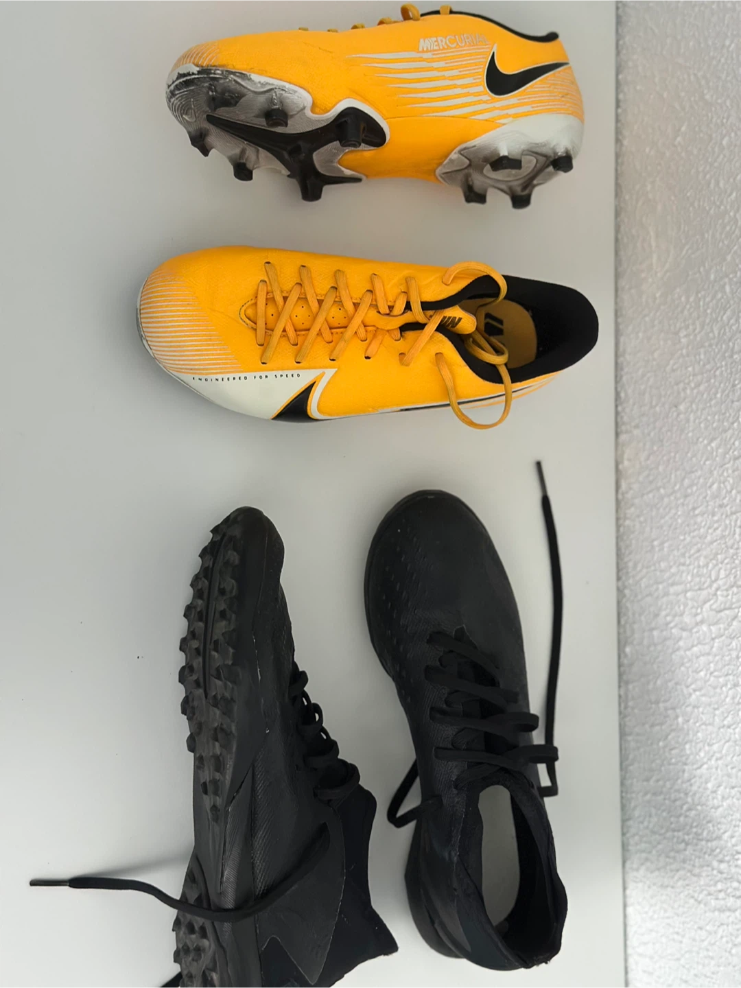 Nike Mercurial Soccer Cleats and Adidas Predator Soccer Cleats