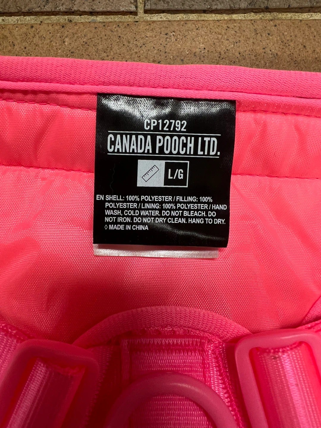 Canada Pooch Ltd. Dog Harness L/G - Bright Pink - photo 2