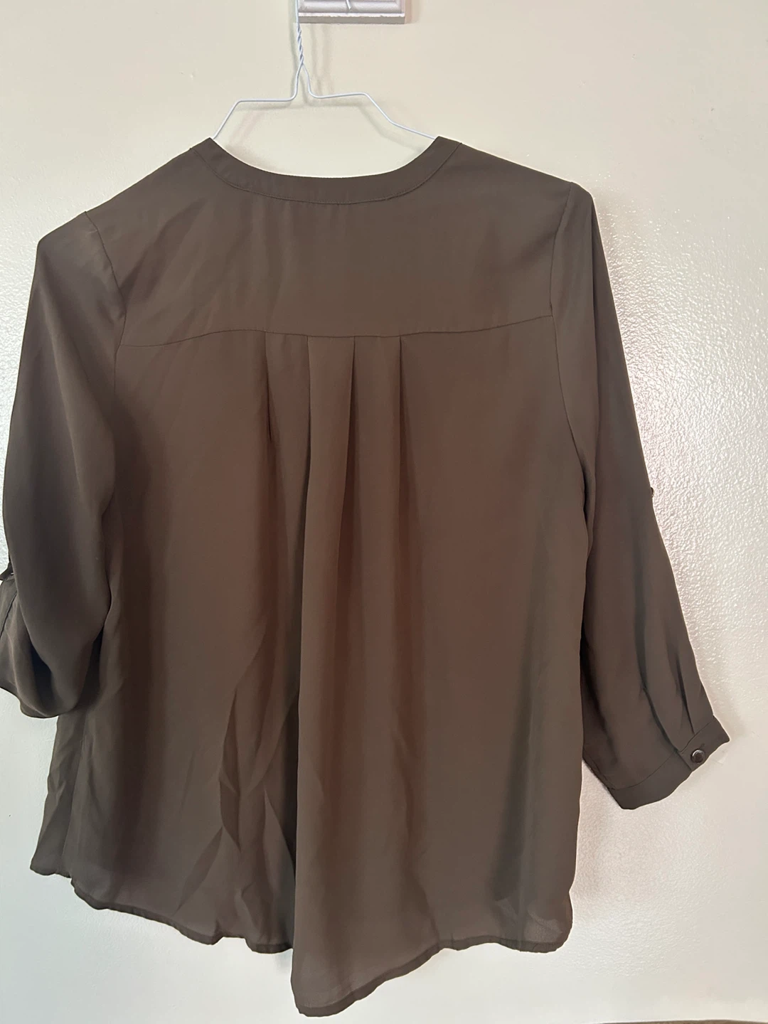 Short Sleeve V-Neck tunic blouse - photo 4
