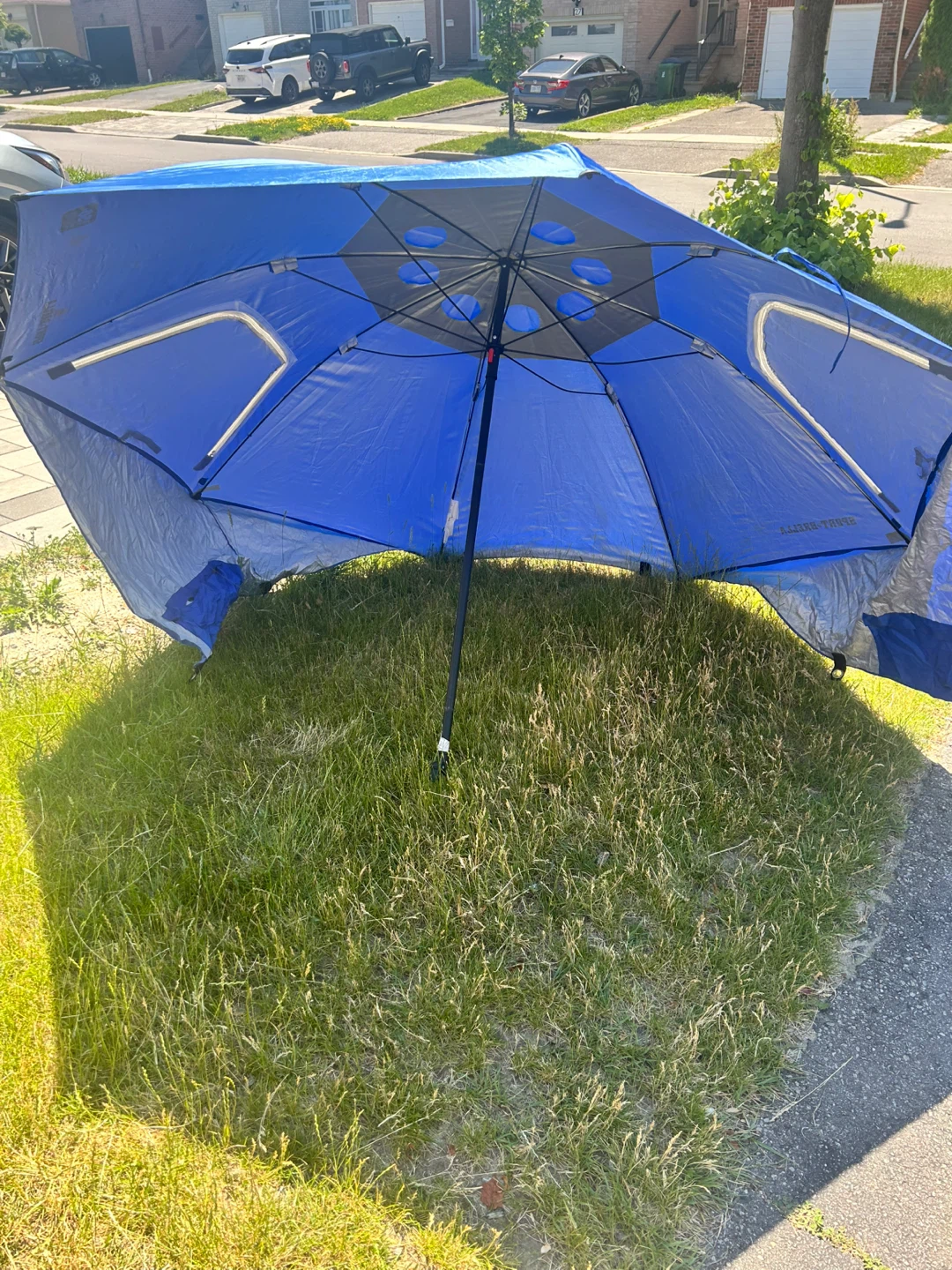 Sport-Brella Blue Beach Umbrella Tent - photo 3