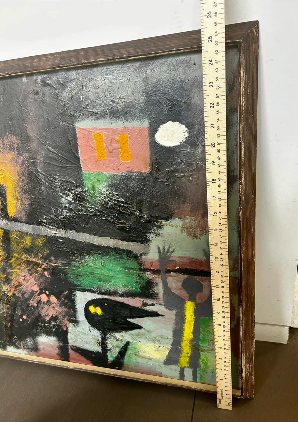 Large Framed Original Abstract Painting - photo 5