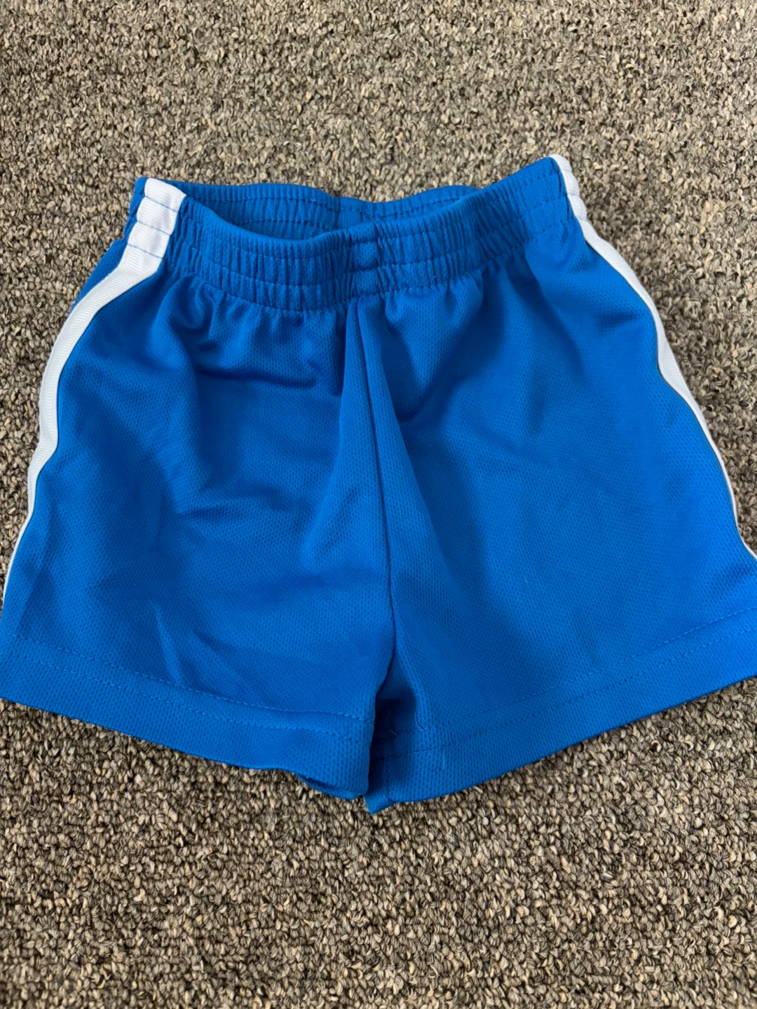 Children's Blue Polyester Shorts 12-18M