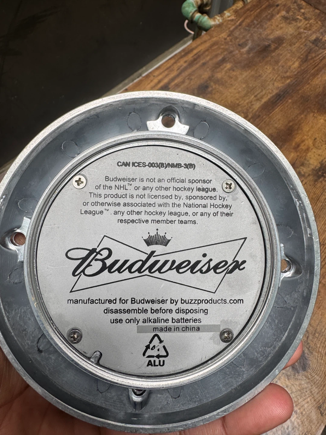 Budweiser Hockey Red Light Goal Horn - photo 5