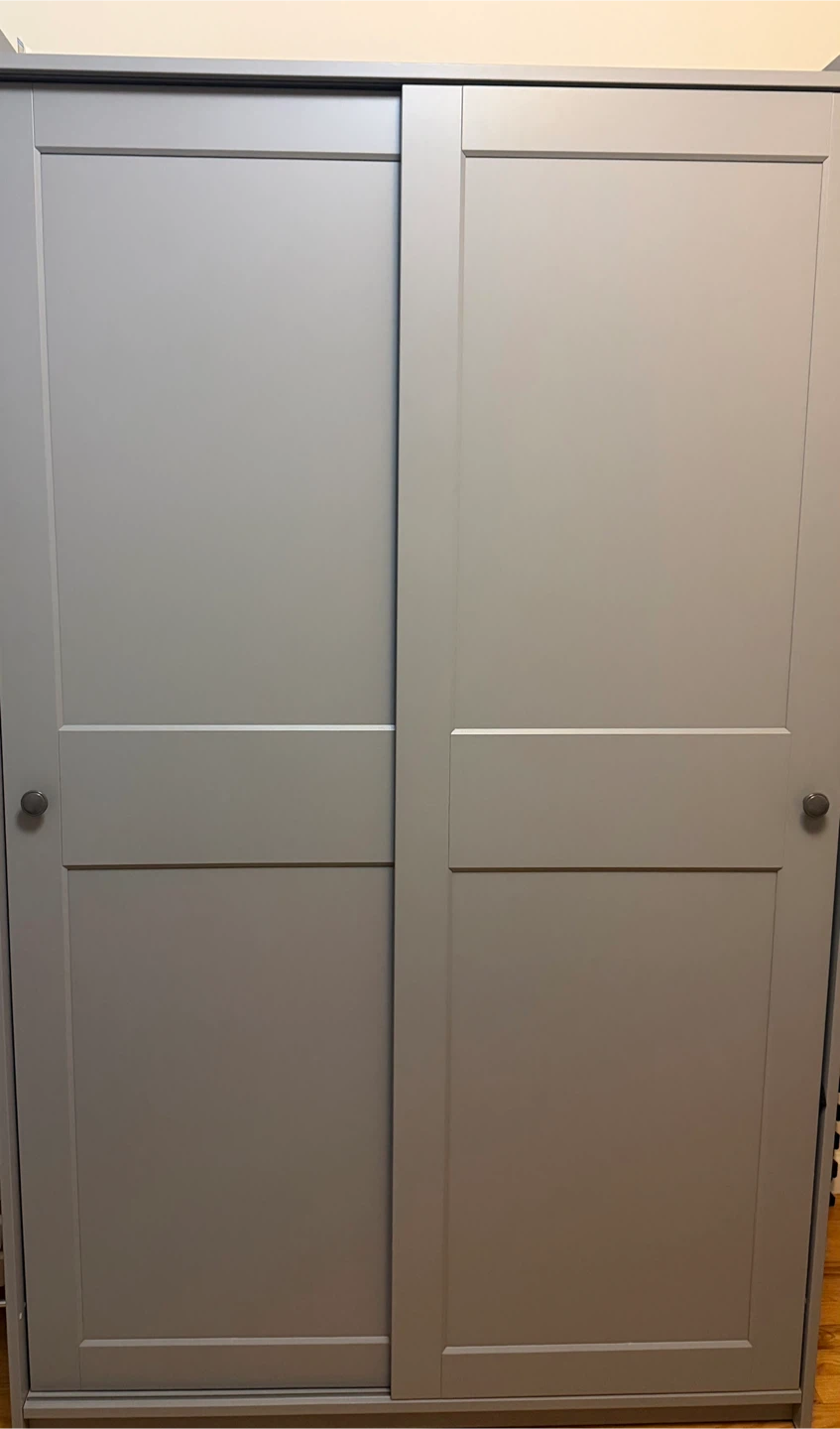 IKEA 3-Piece Bedroom Set (HAUGA & BRIMNES) - Gray - ASSEMBLED - photo 4