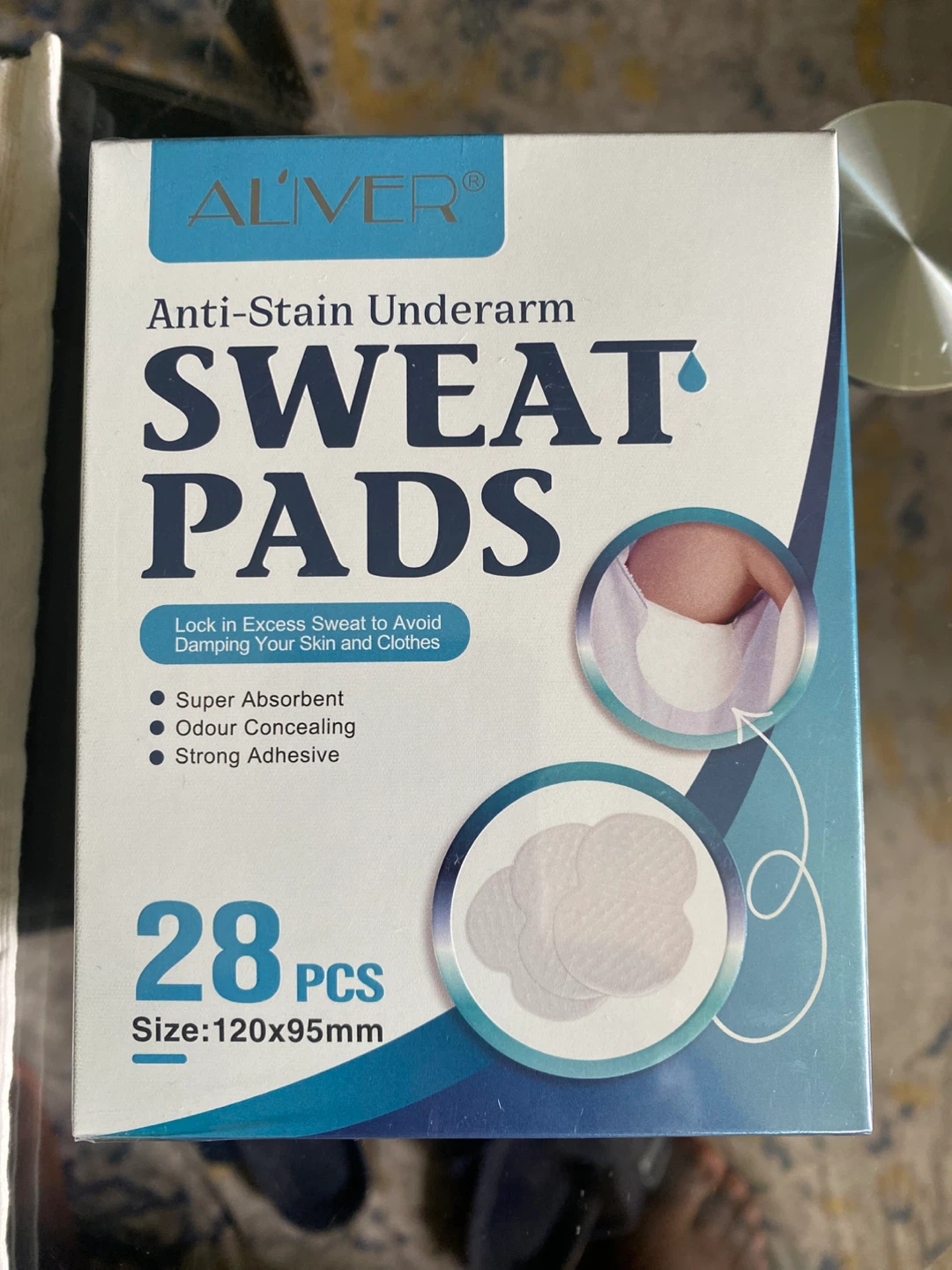 ALIVER Anti-Stain Underarm Sweat Pads - 28 PCS