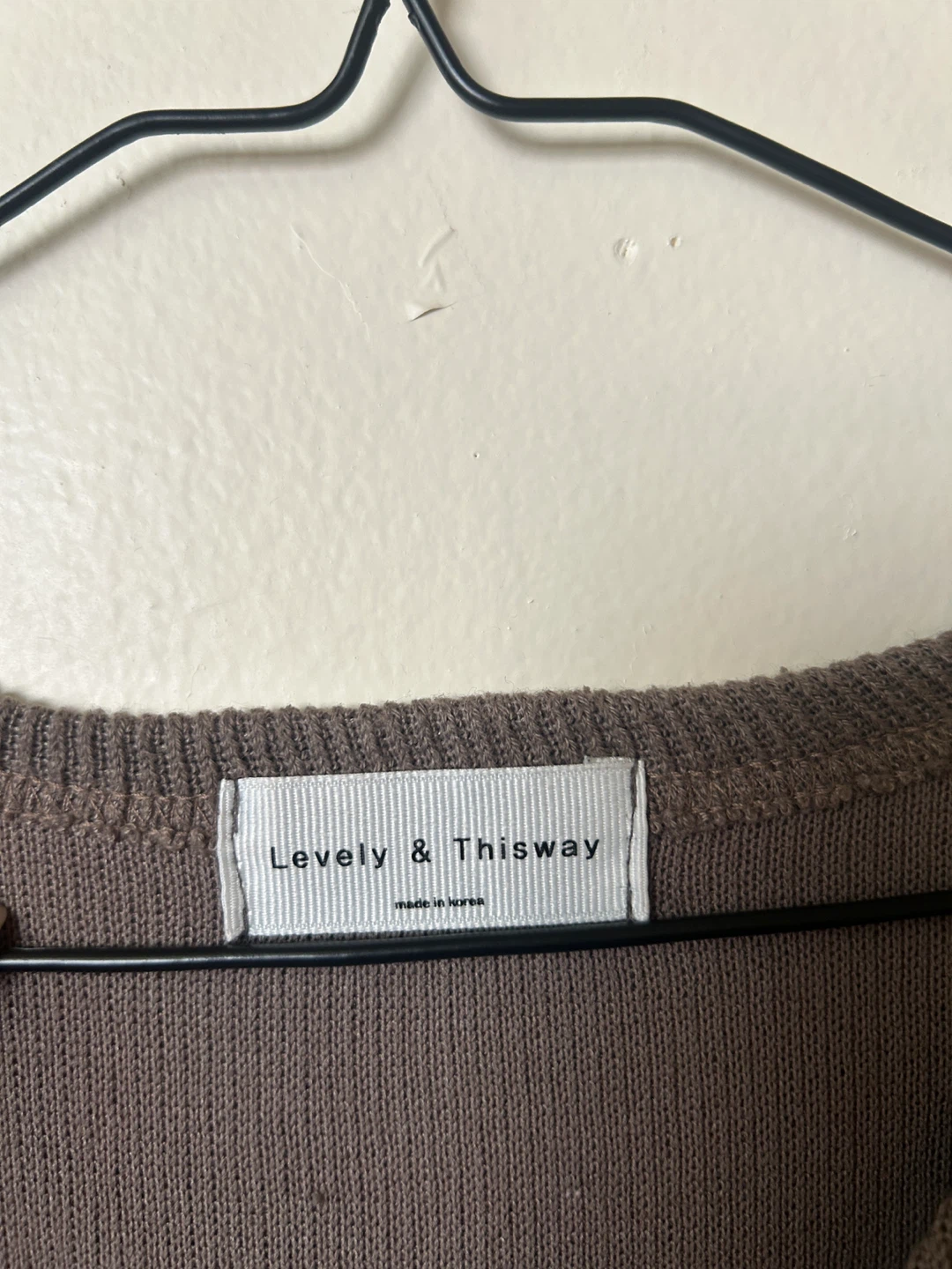 Levely & Thisway Brown Long Sleeve Wrap Top - photo 2