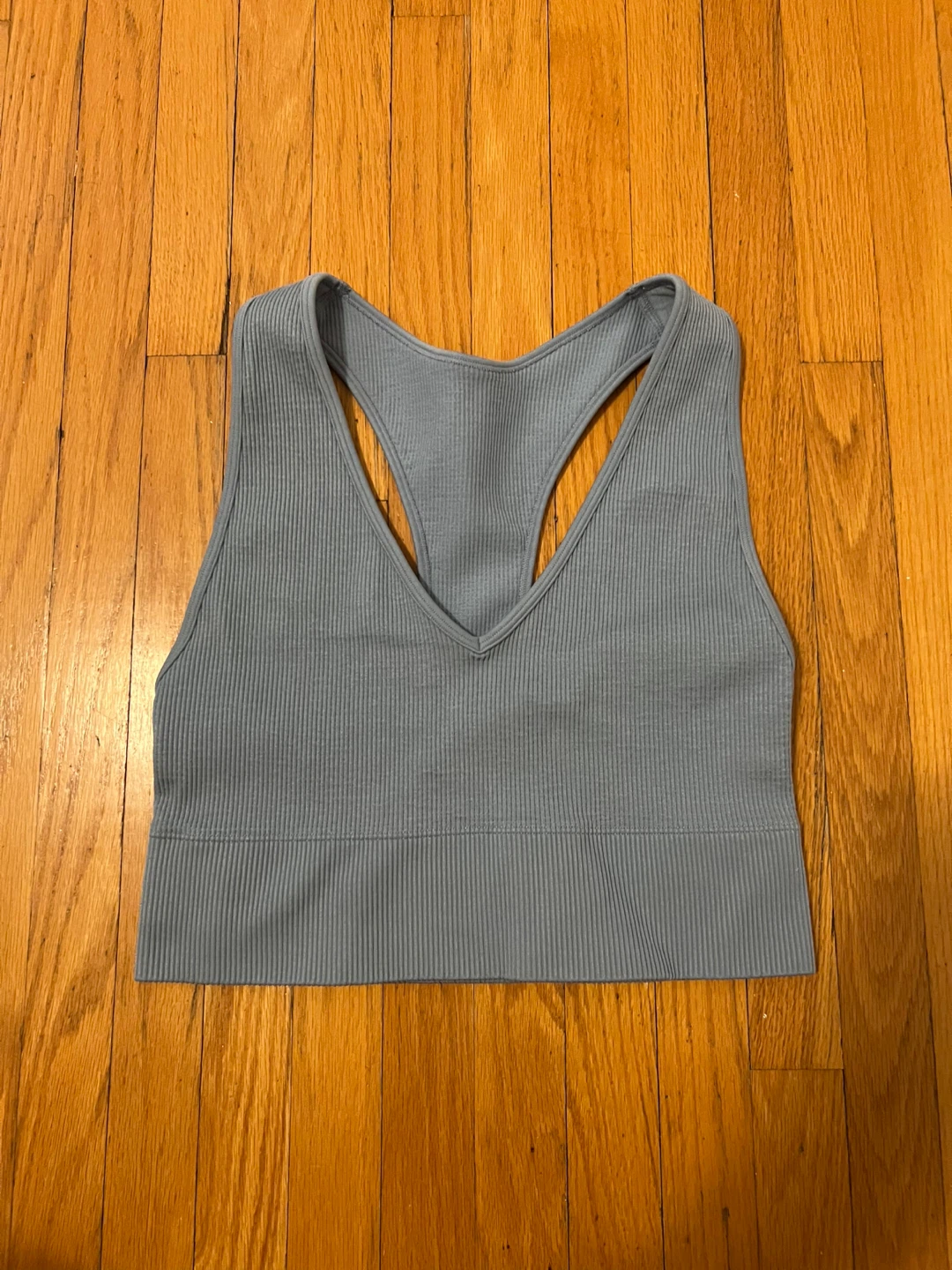 Gilly Hicks Blue Ribbed Tank Top - Size L