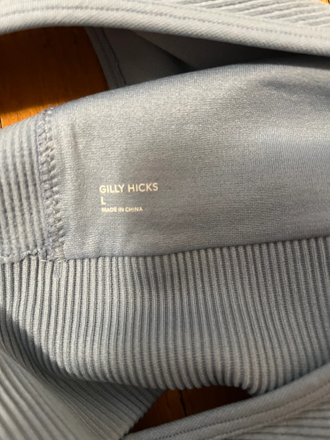 Gilly Hicks Blue Ribbed Tank Top - Size L - photo 4