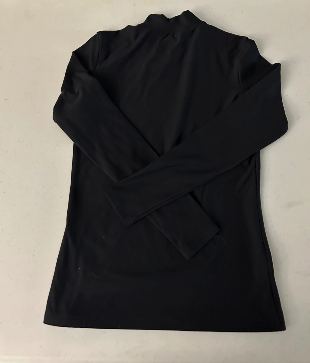 Under Armour Mock Neck Black Shirt {Small}