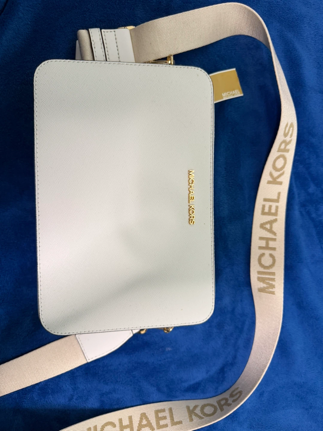 MICHAEL KORS White Leather Crossbody Bag *new*