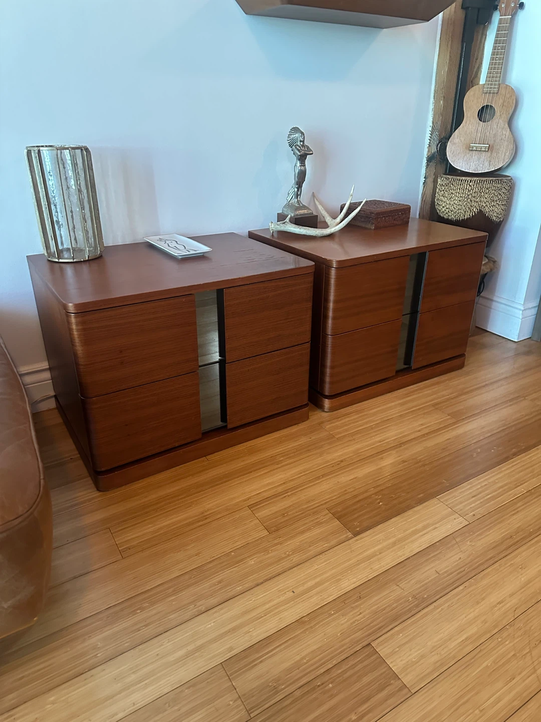 MOBILIA TEAK NOGHT STAND TABLES MID CENTURY MODERN STYLE - photo 3