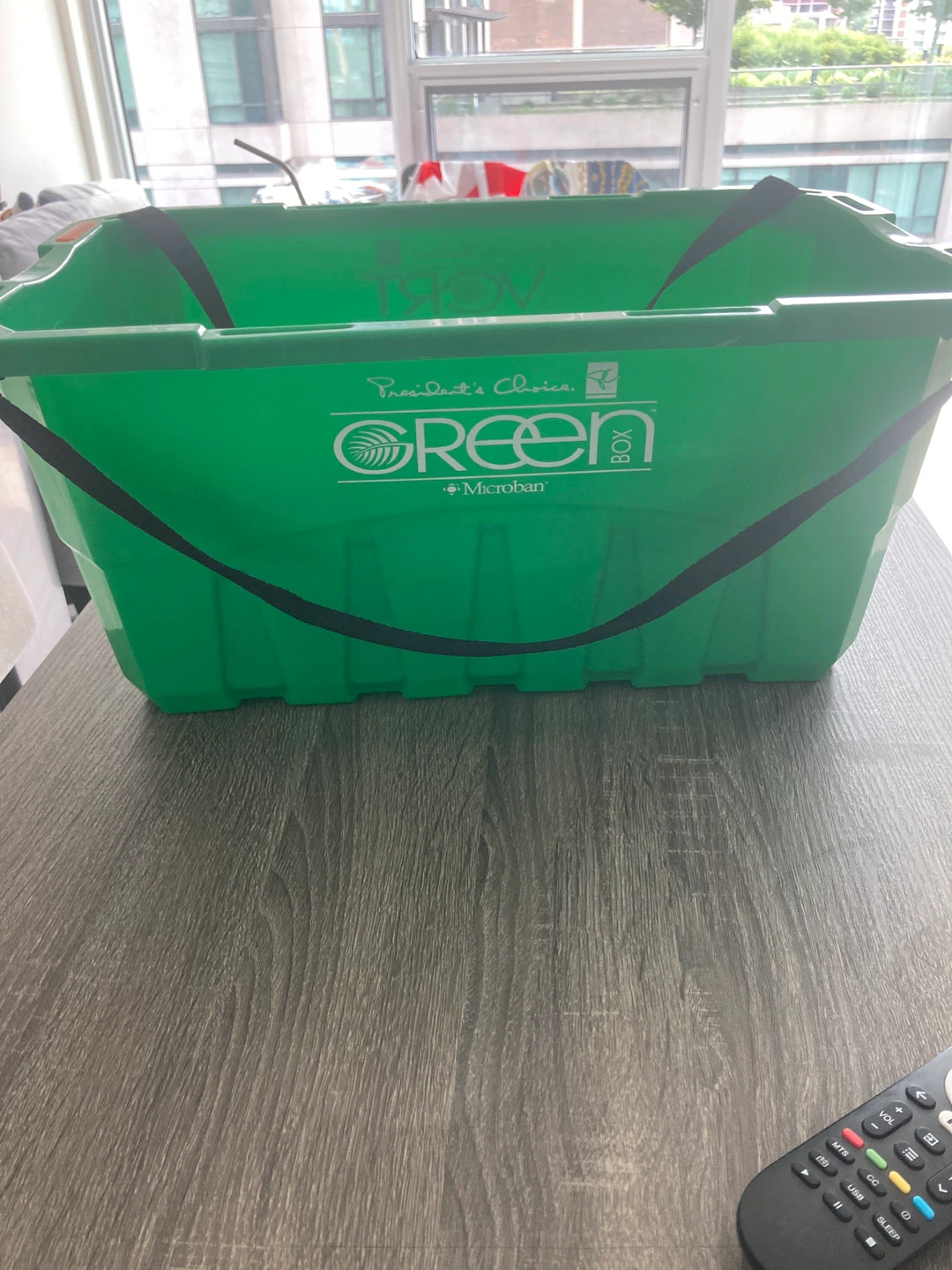 President's Choice Green Box Microban Bin