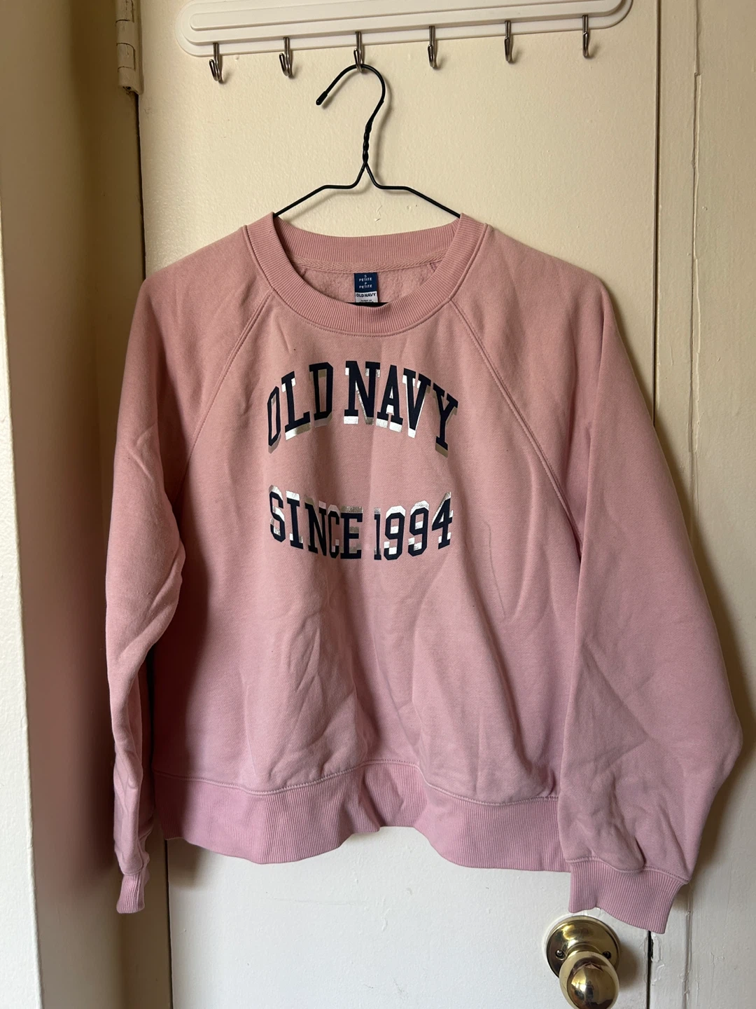 Old Navy Pink "Since 1994" Sweatshirt - Size S Petite