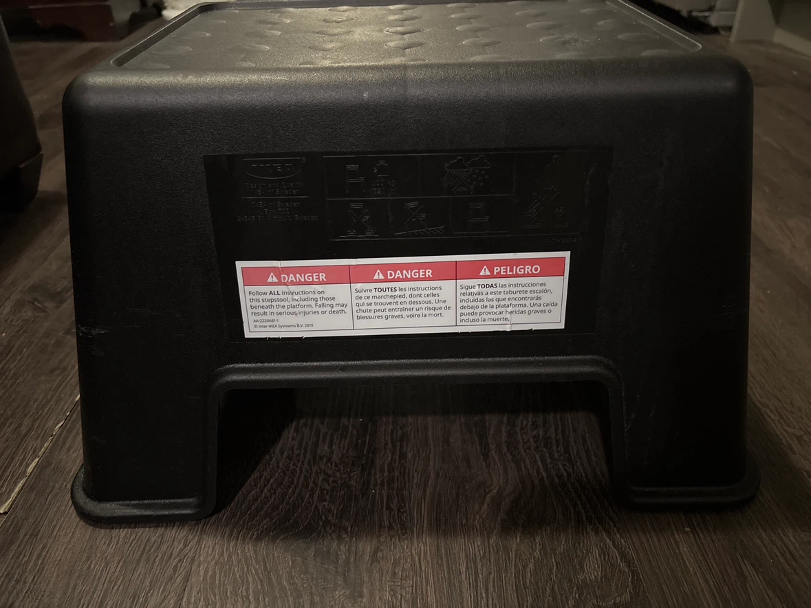 Ikea Black Step Stool - photo 2