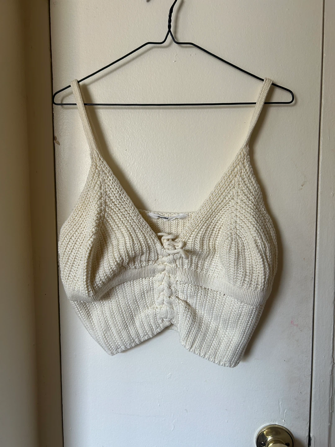 Bluenotes Cream Knit Cami Top