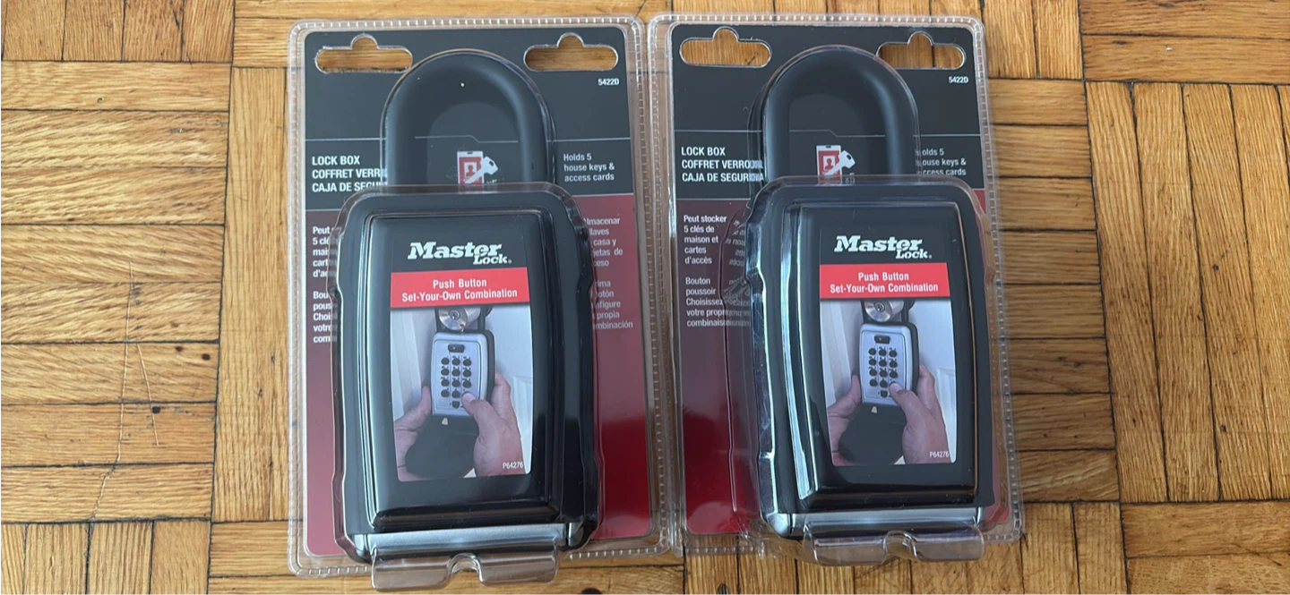 Master Lock Push Button Set-Your-Own Combination Lock Box