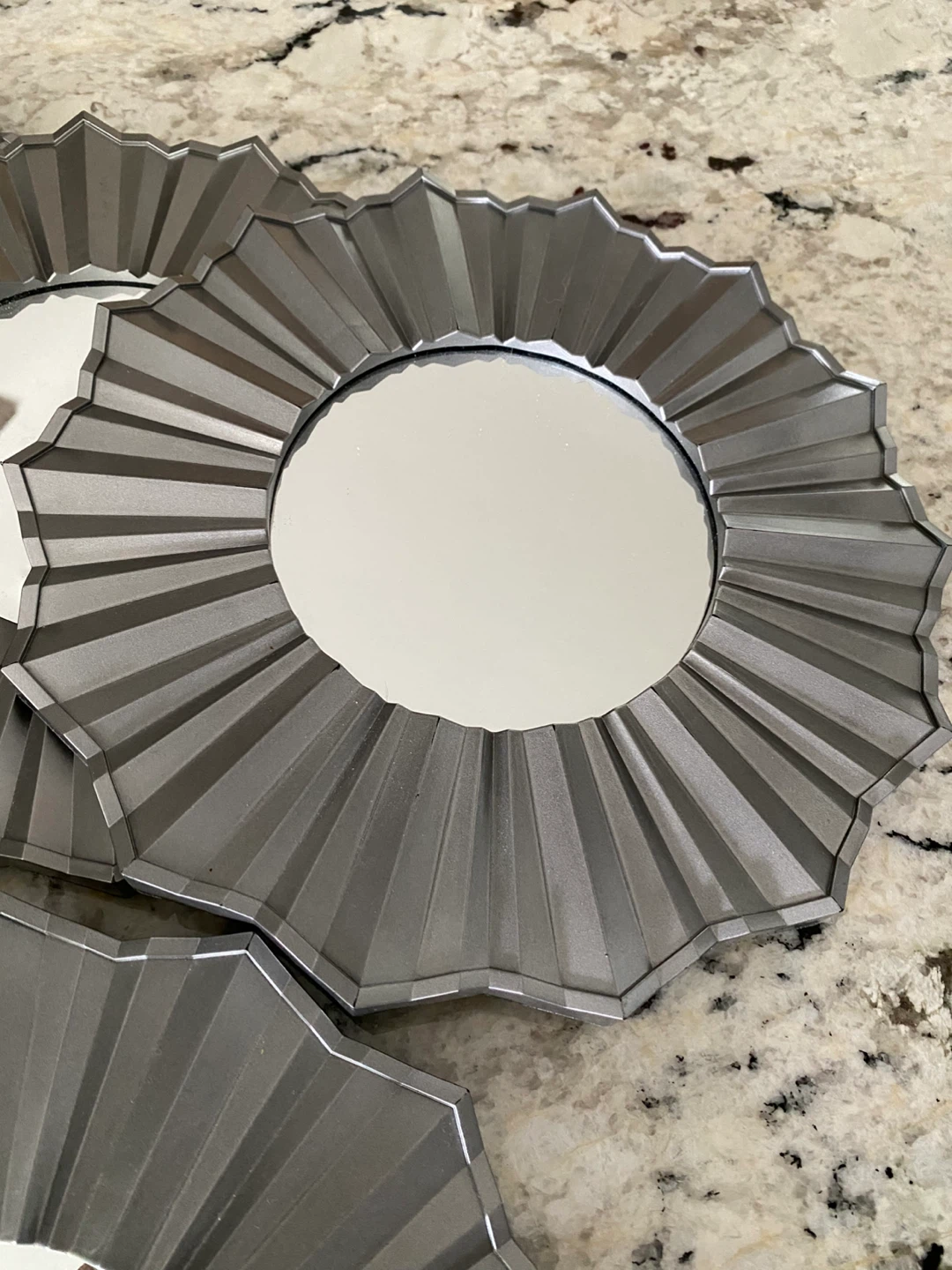 Set of 9 Round Mid-Century Style Modern Home Décor Mirrors - photo 3
