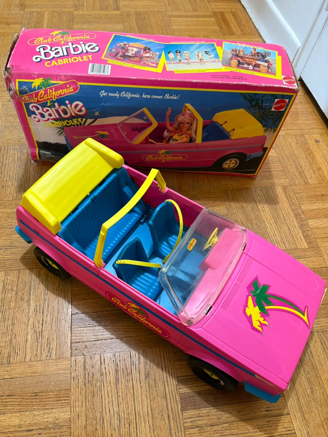 Vintage Mattel Barbie Cabriolet Convertible Toy Car - photo 3