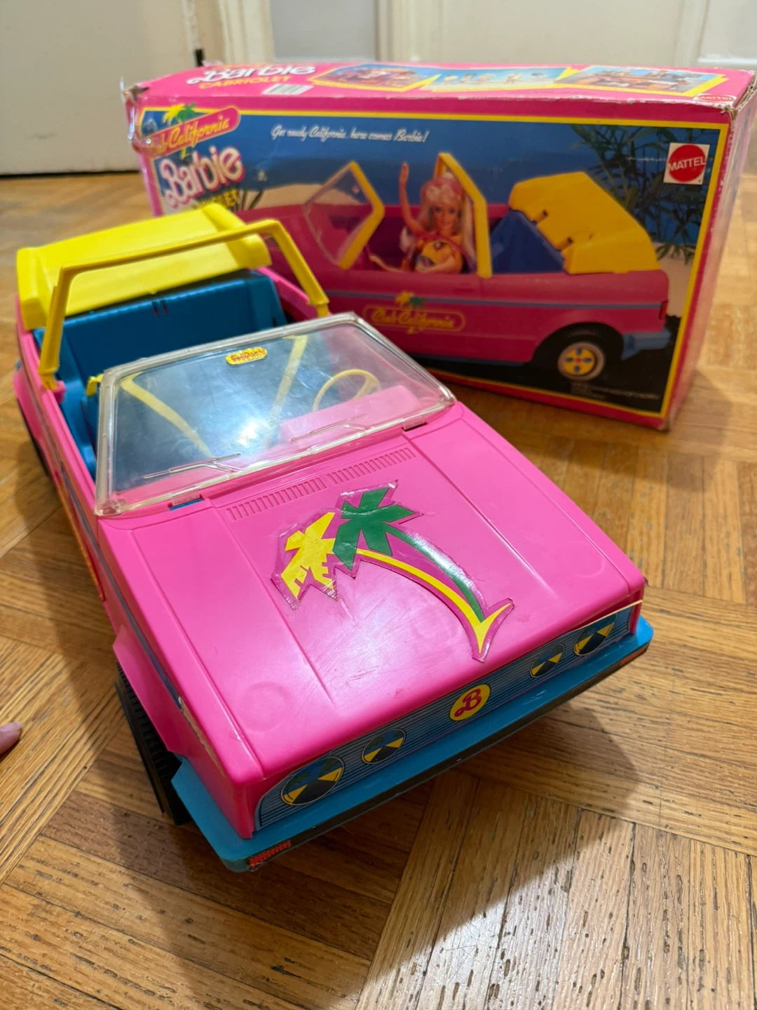 Vintage Mattel Barbie Cabriolet Convertible Toy Car - photo 2
