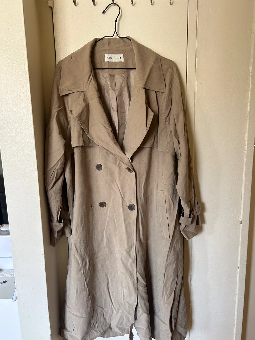 MIXXO Beige Trench Coat