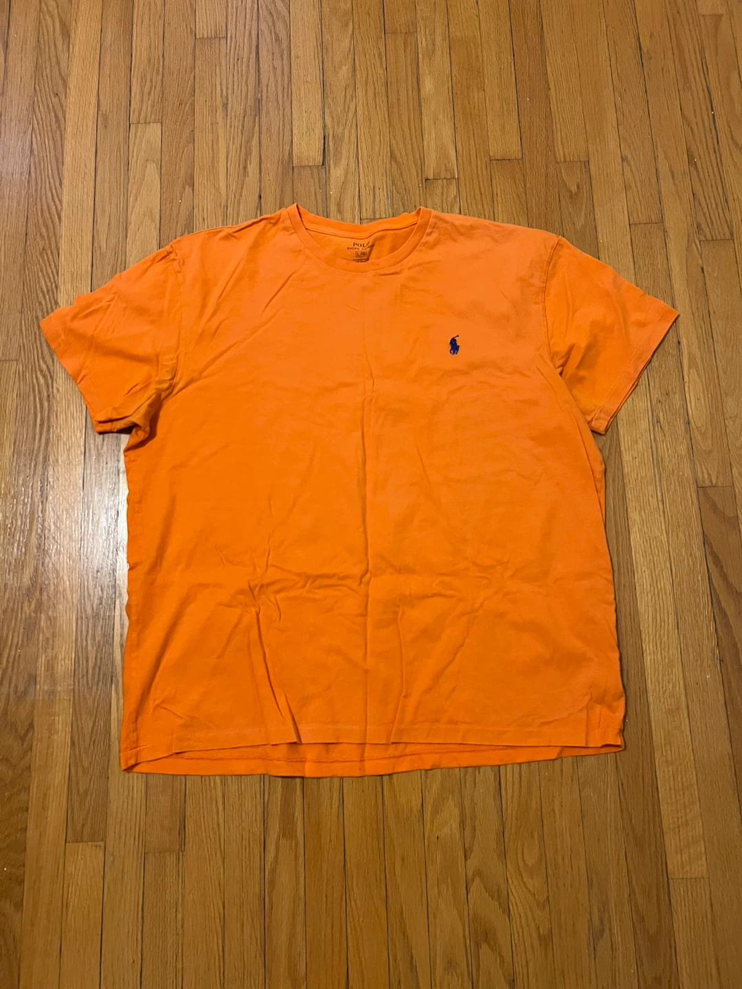 Ralph Lauren Polo Orange T-Shirt Size L
