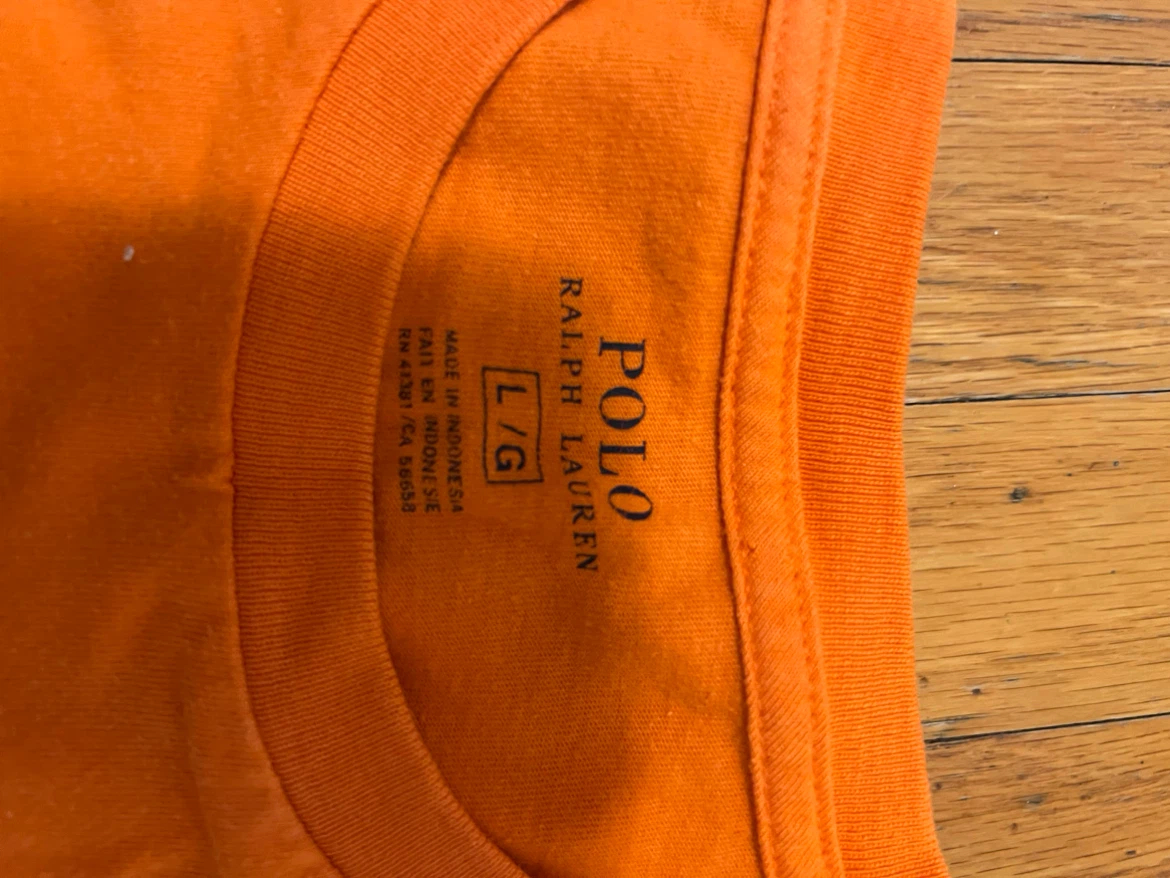 Ralph Lauren Polo Orange T-Shirt Size L - photo 4