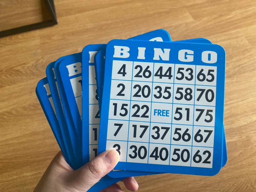 Blue Bingo Cards (Set of 18)