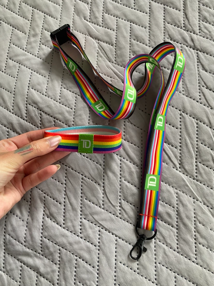Pride lanyard and bracelet - photo 2