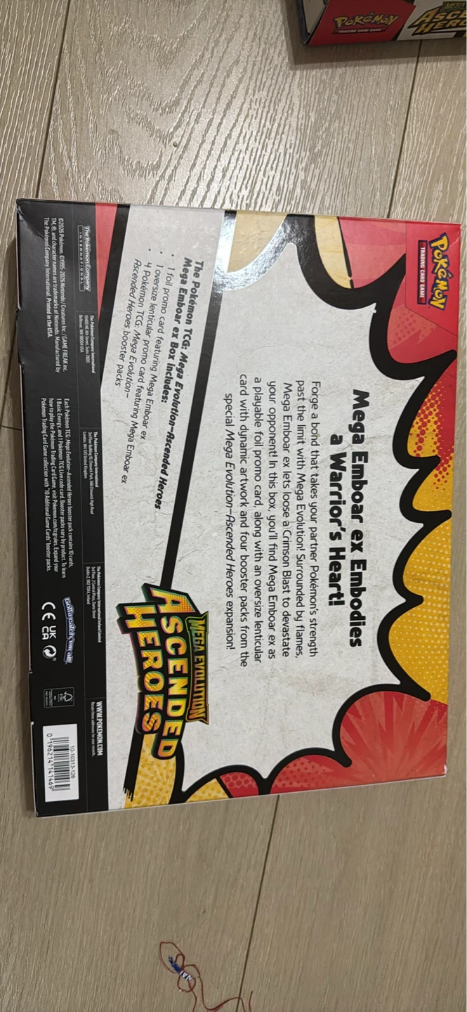 Pokémon Mega Emboar EX Box - photo 2