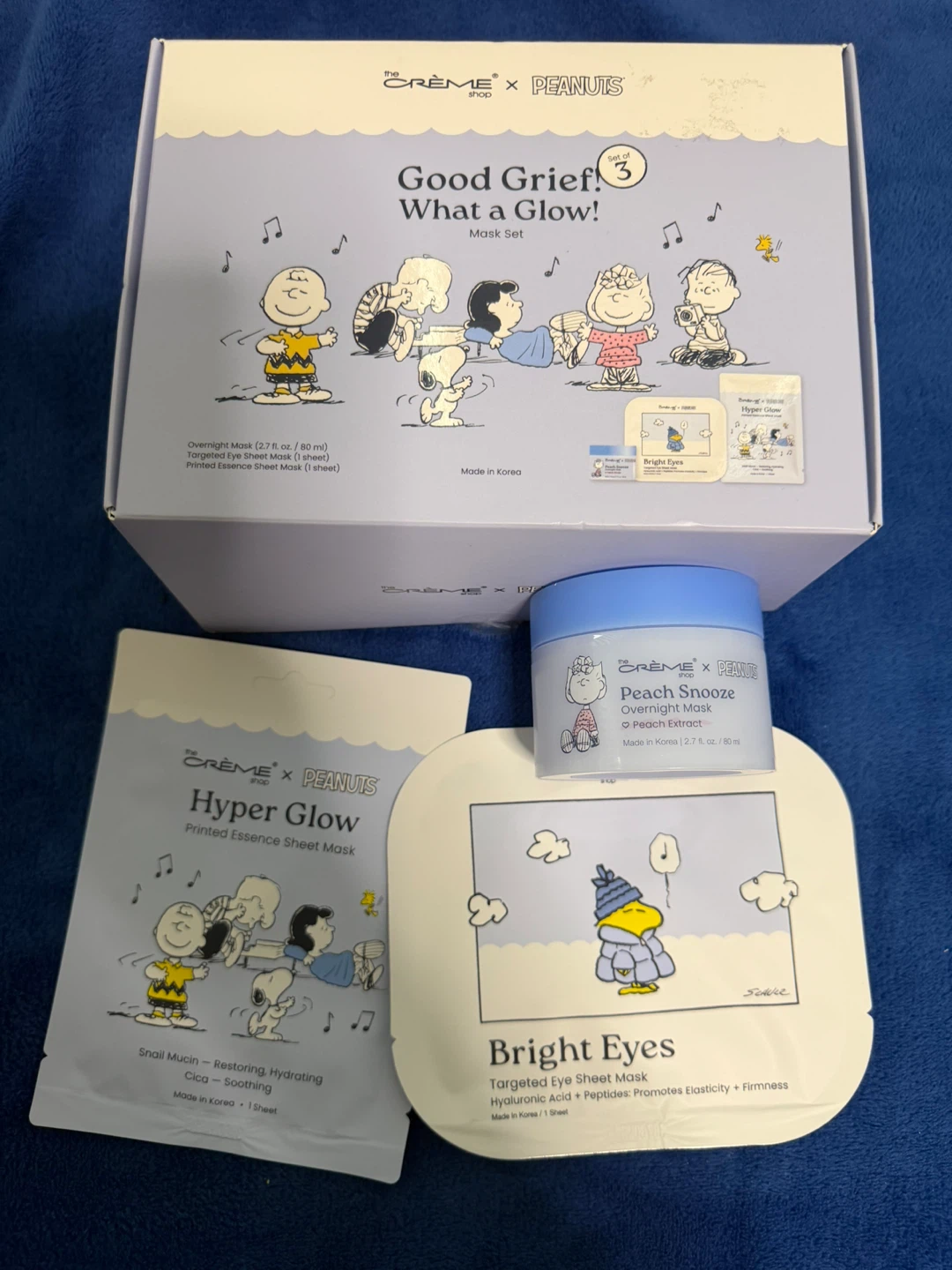 The Crème Shop "Good Grief! What a Glow!" Mask Set