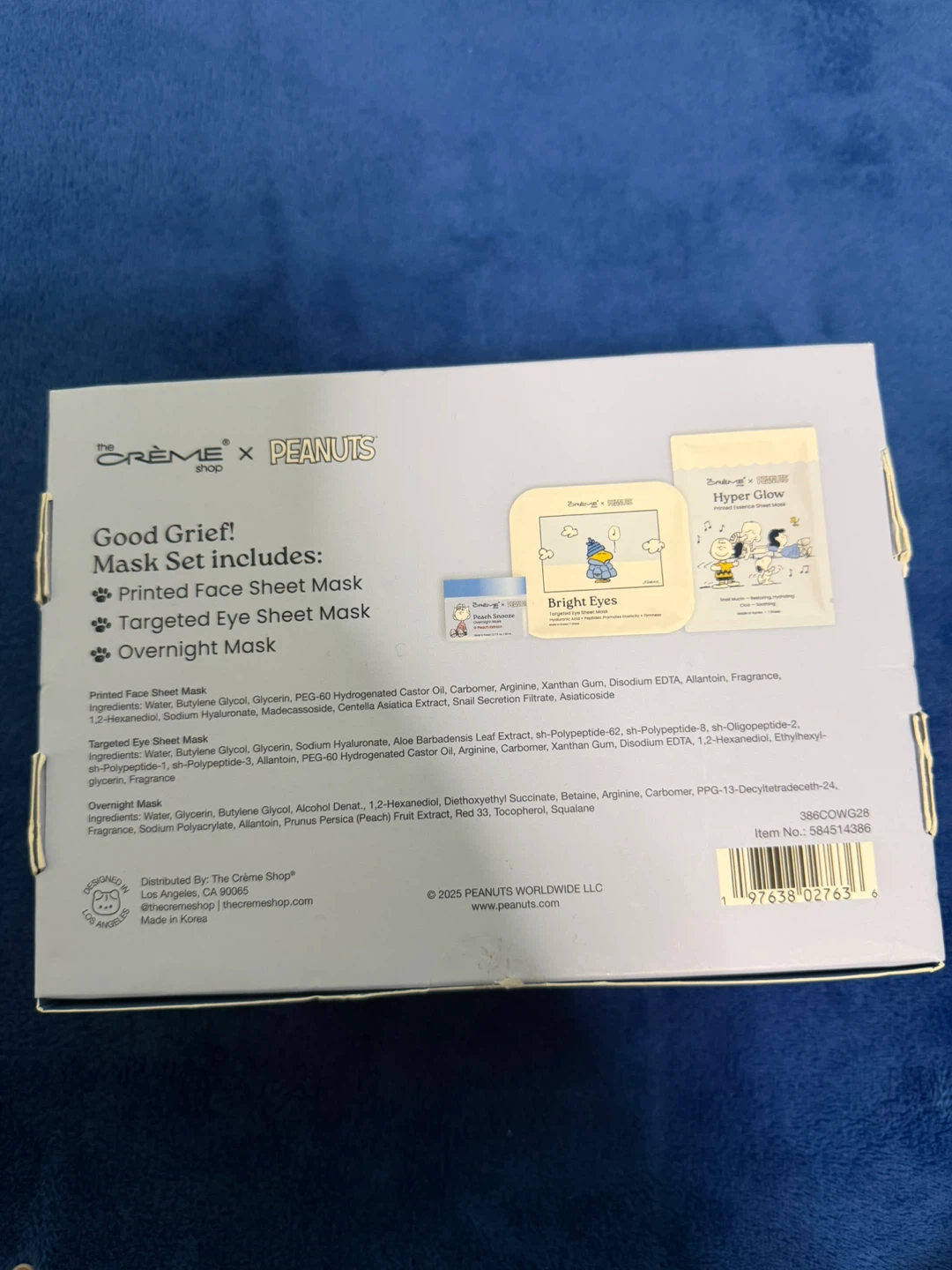 The Crème Shop "Good Grief! What a Glow!" Mask Set - photo 2