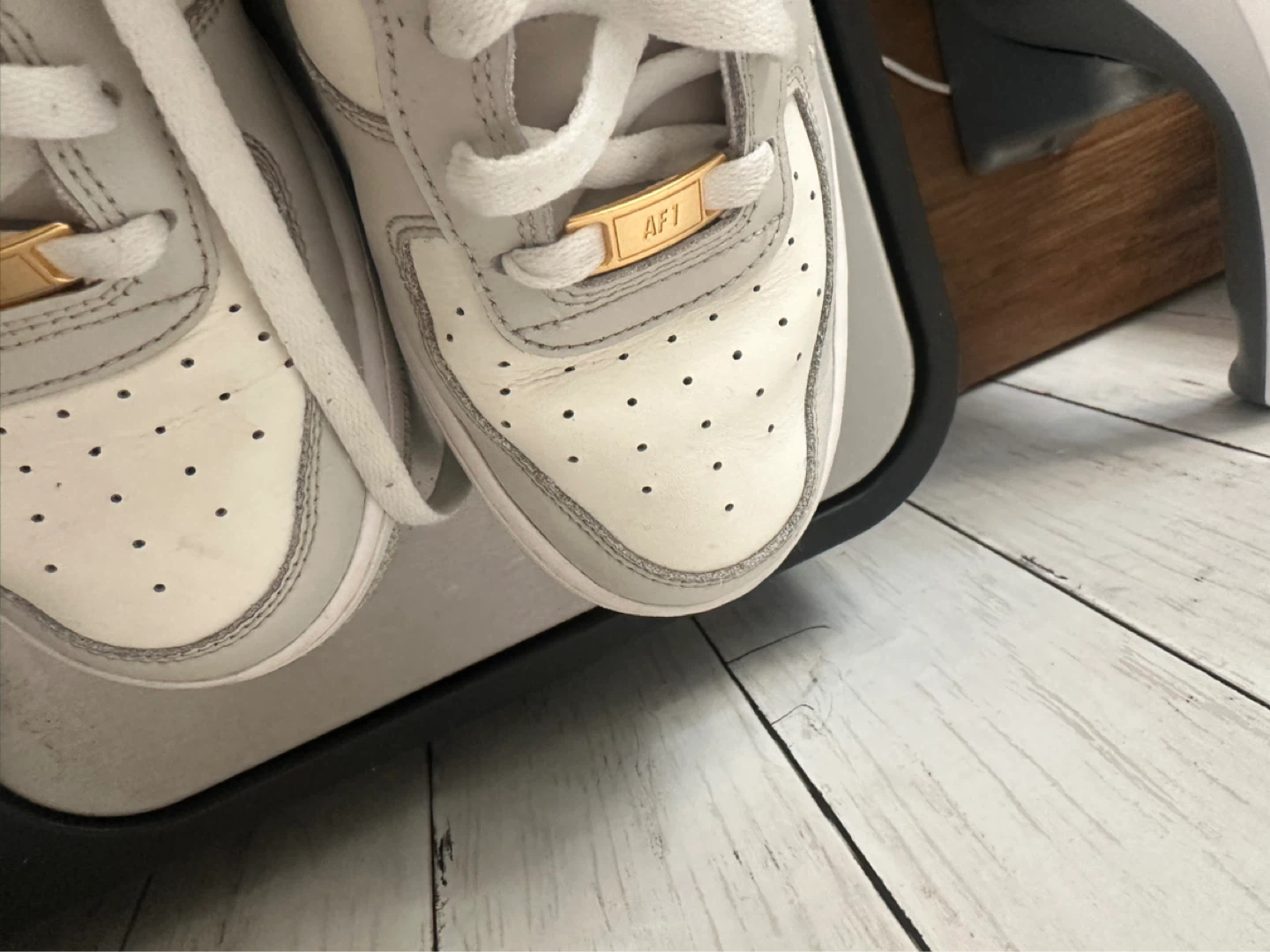 Nike Air Force 1 Low White/Grey Sneakers - photo 2