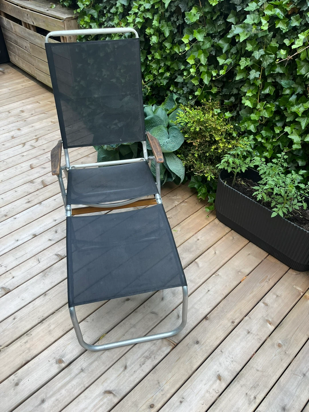 Black Outdoor Folding Chair - photo 3