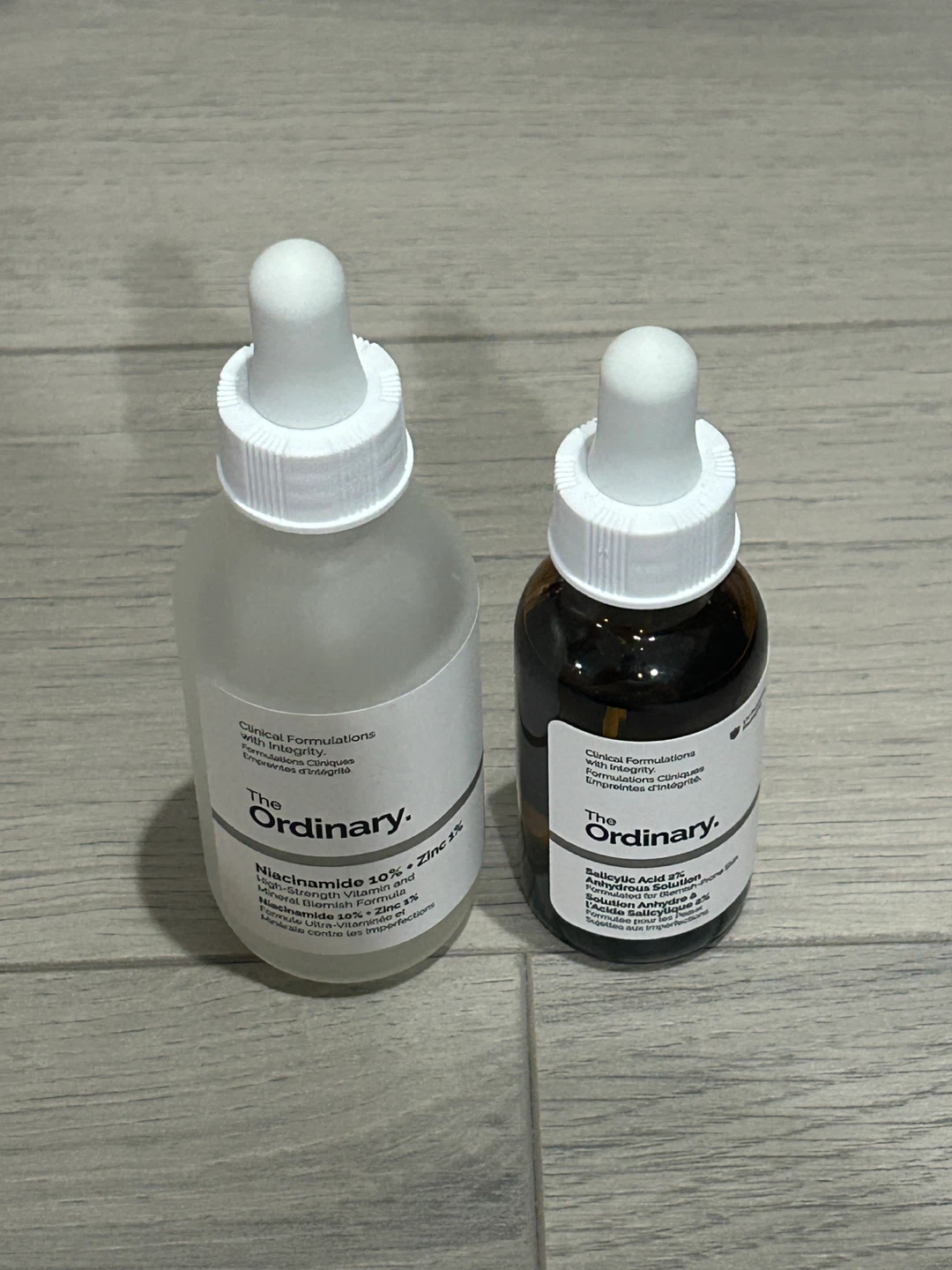 The Ordinary Niacinamide & anhydrous Salicylic Acid Bundle