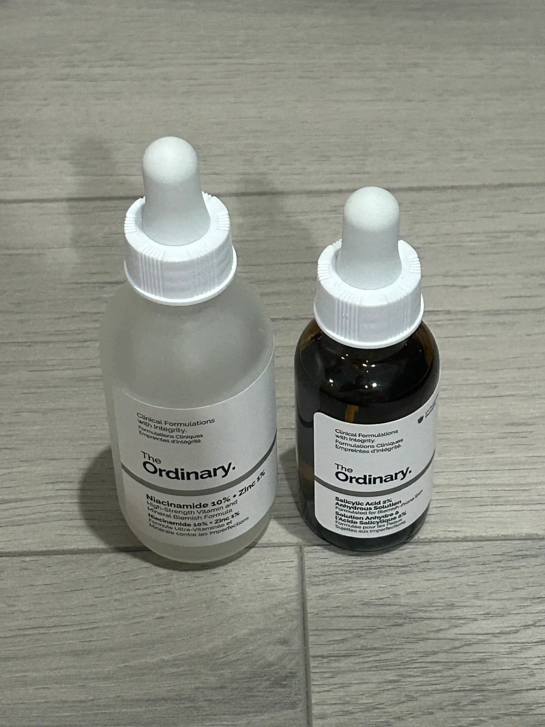 The Ordinary Niacinamide & anhydrous Salicylic Acid Bundle