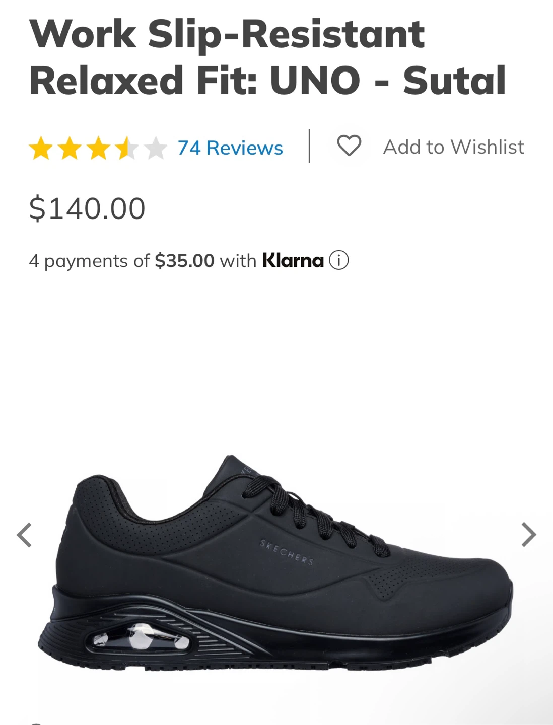 Skechers UNO - Work Slip-Resistant Shoes - photo 2