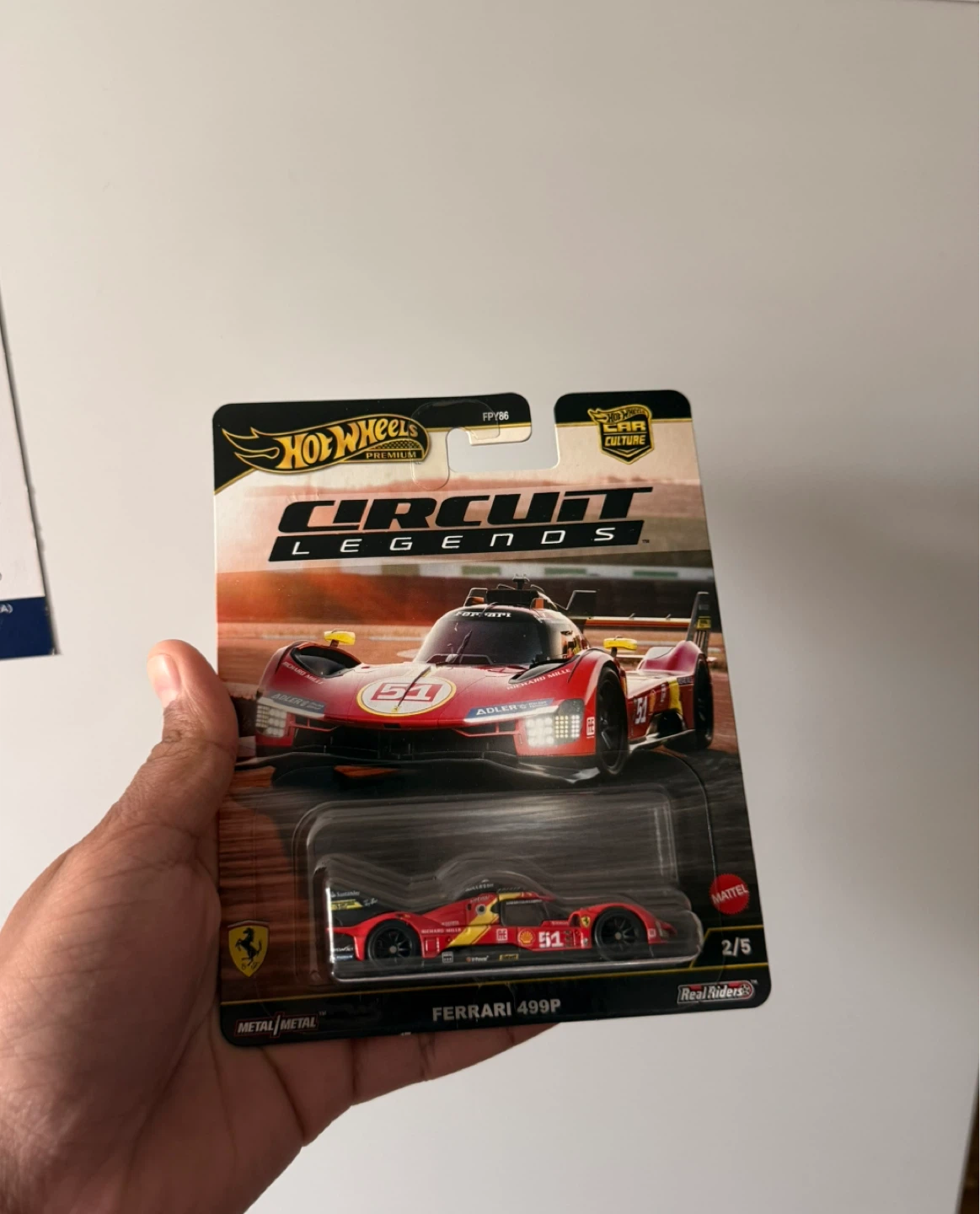 Hot Wheels Ferrari 499P Japanese imported  Car