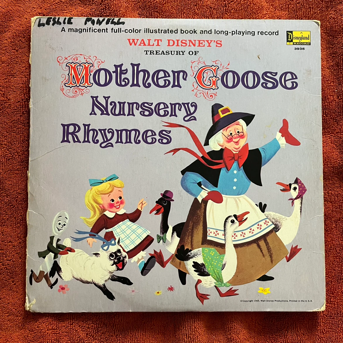 Walt Disney's Mother Goose Nursery Rhymes Record and Book