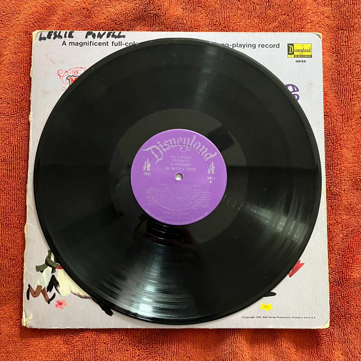 Walt Disney's Mother Goose Nursery Rhymes Record and Book - photo 2